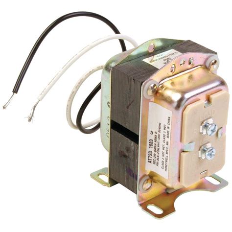 120v to 24vac transformer inside 2-gang electrical box mount|24 volt transformer wall mount.